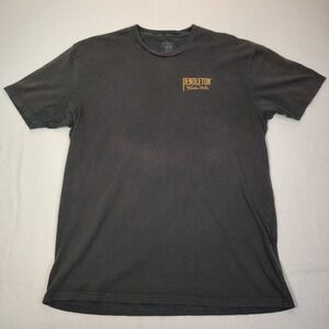 Pendleton Graphic T-Shirt Men XXL Black Western Wear Short Sleeve Cotton 2085